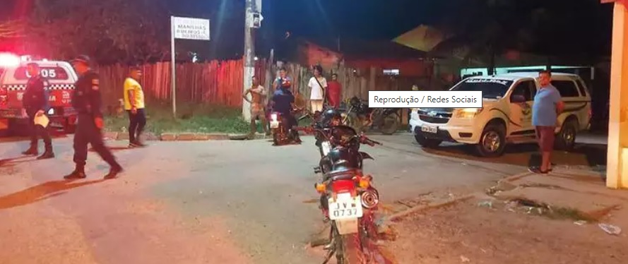 Logo que a notícia da morte de Adalto se espalhou, diversas viaturas da corporação se dirigiram para o Núcleo Nova Marabá (Reprodução / Redes Sociais)