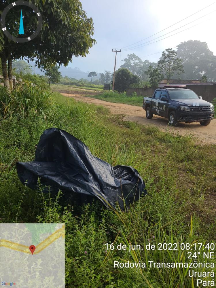 Local onde o corpo foi encontrado 