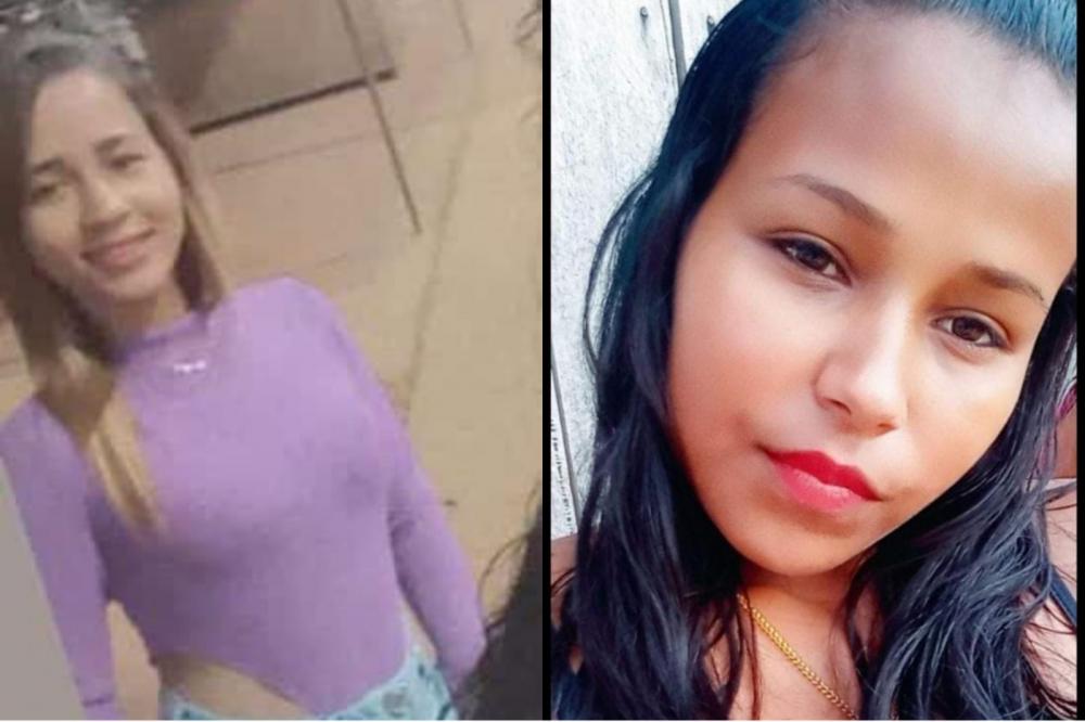 Na esquerda de roxo Elivania, na direita Daniele - Foto: Divulgação