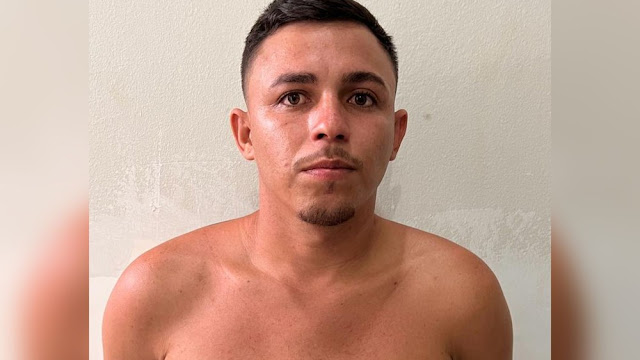 Gledson Sousa da Costa, de 25 anos, foi preso por tráfico de drogas — Foto: Divulgação