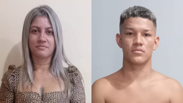 Jacqueline dos Santos Sousa e Moisés Barbosa Amorim, foram presos suspeitos de tráfico de drogas — Foto: Divulgação/ Rede Sociais