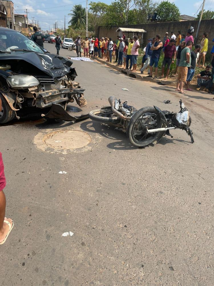 Motociclista é Arremessado No Ar Em Colisão Fatal Na Vicinal 13 Zona Urbana De Brasil Novo 3651