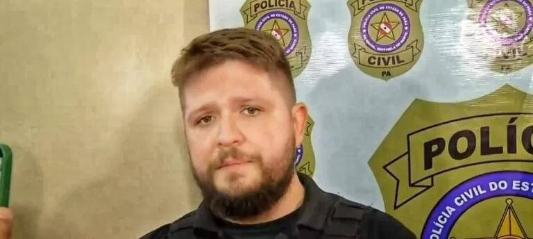 Delegado Arthur Nobre suspeito de envolvimento em golpes milionários contra bancos no PA — Foto: Reprodução/TV Liberal