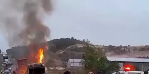 Testemunhas registraram o momento em que tudo ocorreu (Foto: Reprodução | Redes sociais)