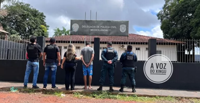 PM e Polícia Civil prendem homem suspeito de agredir a própria irmã e apreendem arma de fogo em Medicilândia