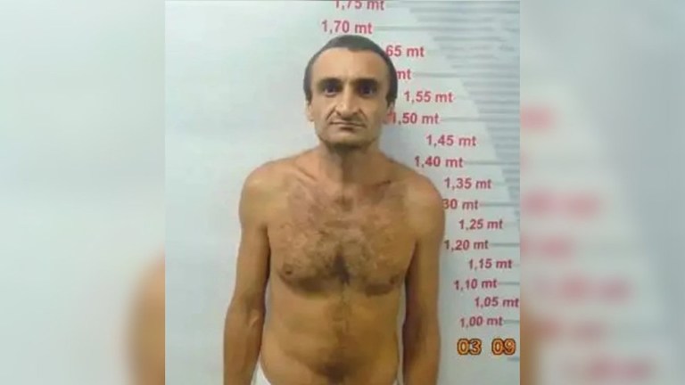 Anilton da Silva Rodrigues, vulgo 'Nariz de Bruxa', é preso em Natal, no Rio Grande do Norte. — Foto: Reprodução