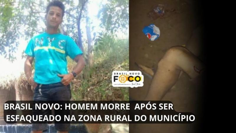 Brasil Novo: Homem morre após ser esfaqueado no peito na zona rural do município